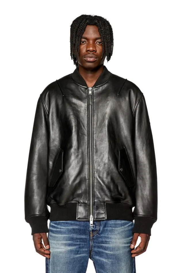 Men LPritts Black Diesel Outerwear And Jackets Men LPritts Black Diesel Outerwear And Jackets
