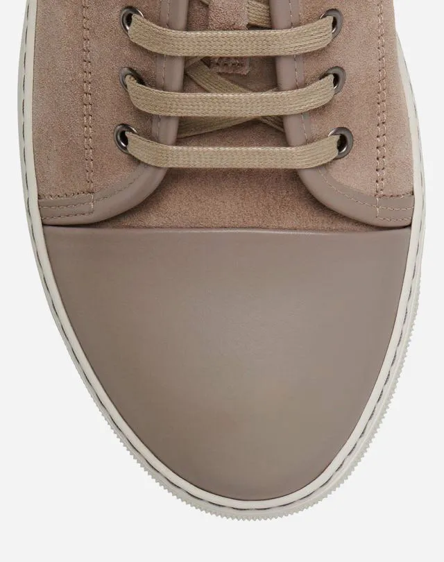 Men Lanvin DBB1 Dbb1 Suede And Leather Sneakers Beige