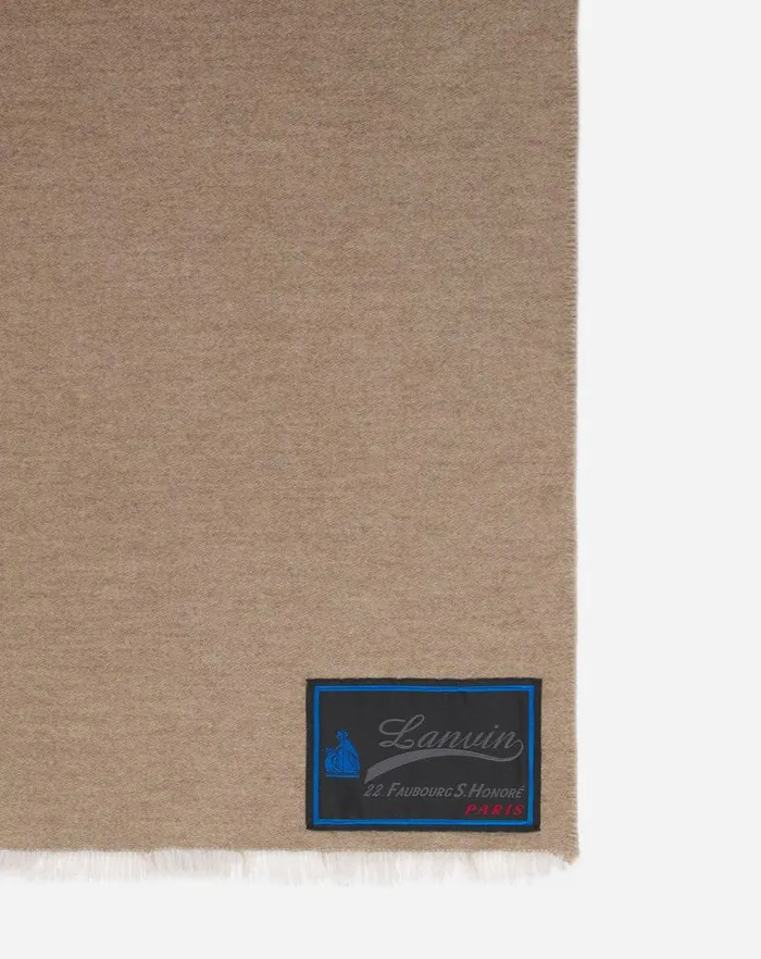 Men Lanvin Scarves Cashmere Scarf Beige Men Lanvin Scarves Cashmere Scarf Beige