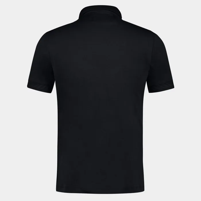 Men Le Coq Sportif Polos Shirts Coq D039or Polo Shirt Col Zipp En Interlock 240g Coton Black