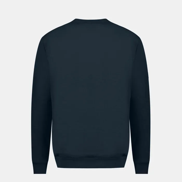 Men Le Coq Sportif Sweatshirts RoundNeck Sweatshirtshirt Motif La Paix Sky Captain
