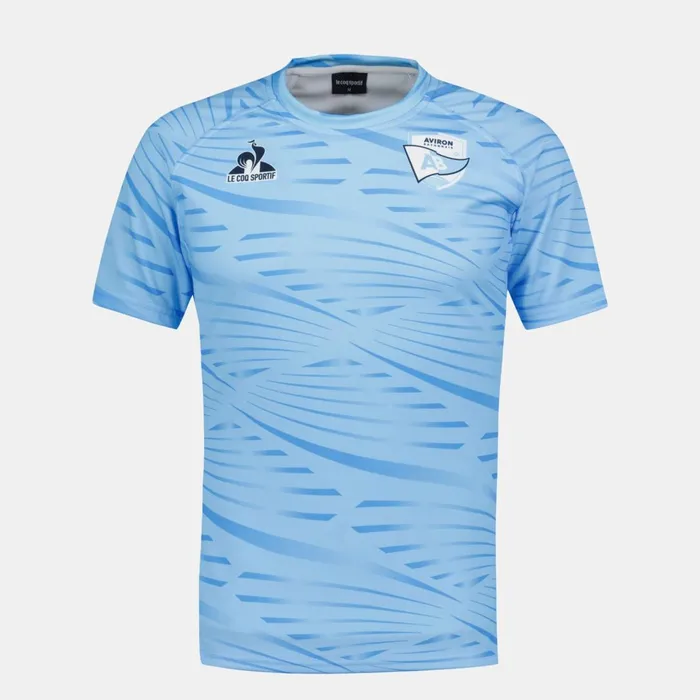 Men Le Coq Sportif Tshirts And Tops Aviron Bayonnais 8211 Training Outfit Jersey