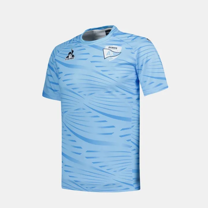 Men Le Coq Sportif Tshirts And Tops Aviron Bayonnais 8211 Training Outfit Jersey