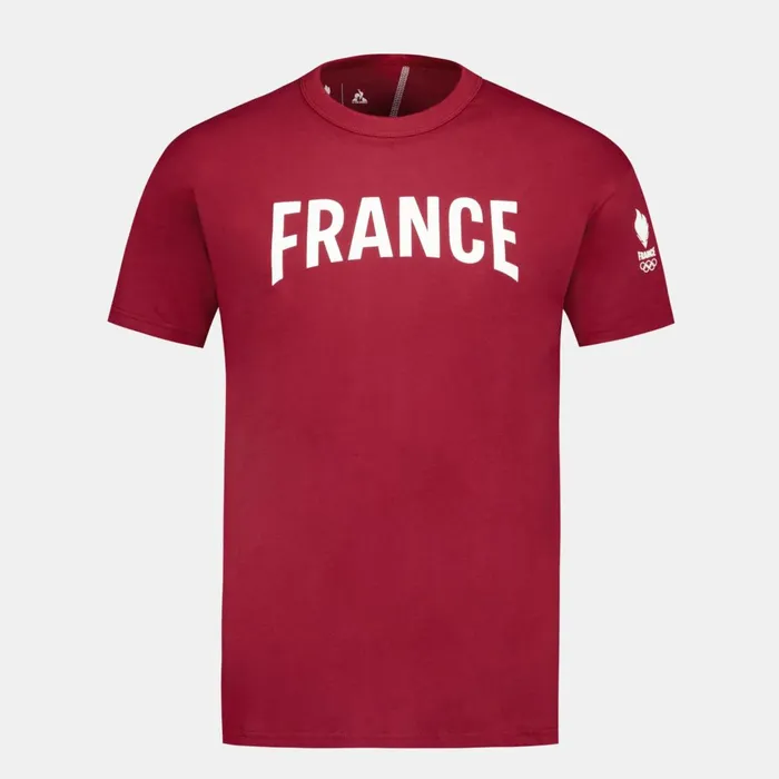 Men Le Coq Sportif Tshirts And Tops France039s Olympic Team TShirt Rio Red