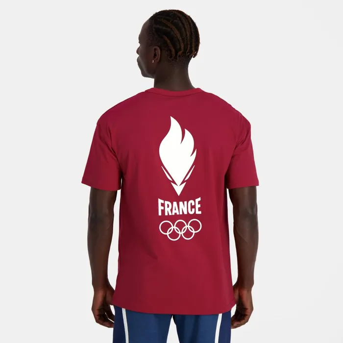 Men Le Coq Sportif Tshirts And Tops France039s Olympic Team TShirt Rio Red