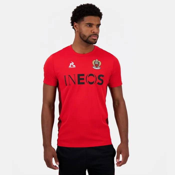 Men Le Coq Sportif Tshirts And Tops OGC Nice 8211 Training Resistance TShirt Red N Men Le Coq Sportif Tshirts And Tops OGC Nice 8211 Training Resistance TShirt Red N