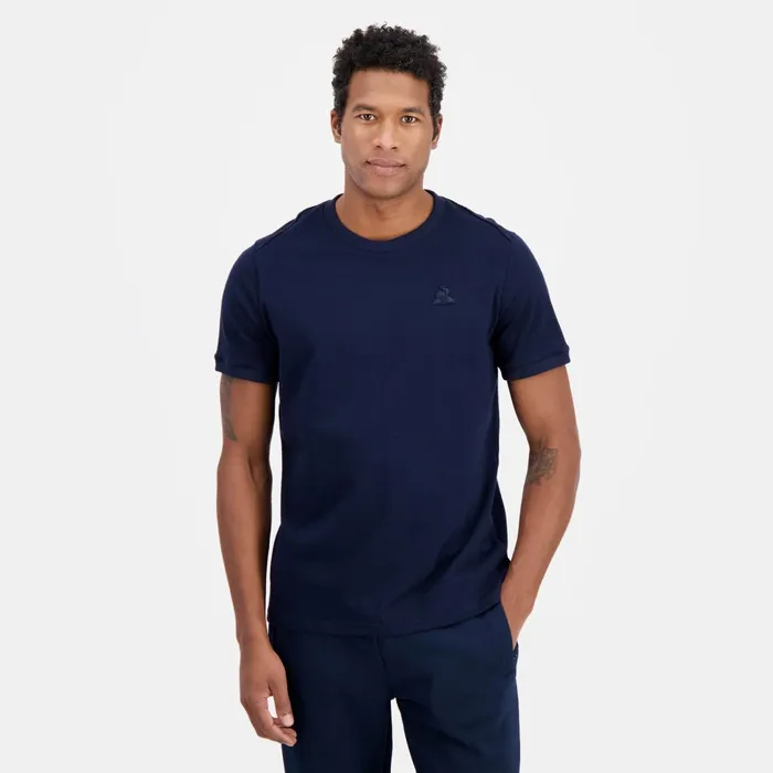 Men Le Coq Sportif Tshirts And Tops Ton Sur Ton TShirt Dark Velvet