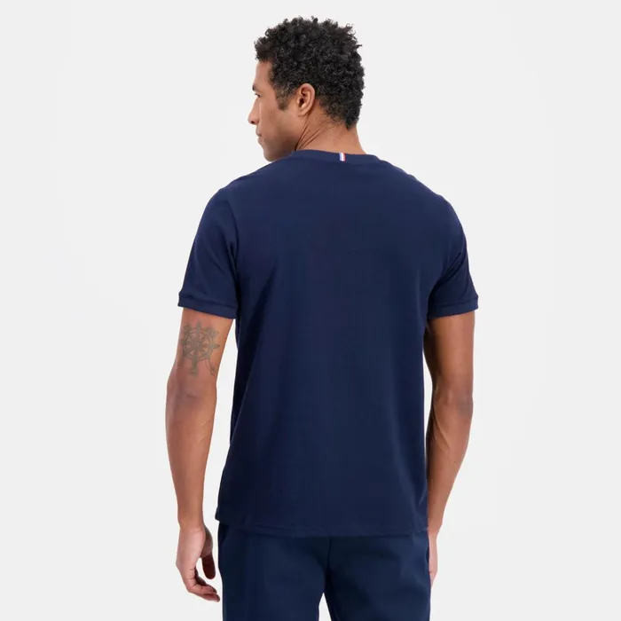 Men Le Coq Sportif Tshirts And Tops Ton Sur Ton TShirt Dark Velvet Men Le Coq Sportif Tshirts And Tops Ton Sur Ton TShirt Dark Velvet