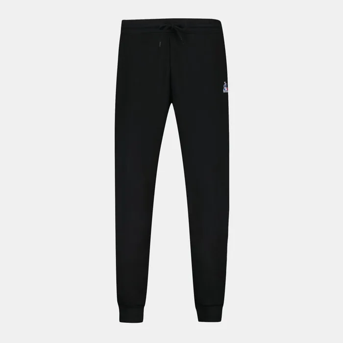Men Le Coq Sportif Trousers And Joggers Essentiels Pantalon Regular Noir Homme Black