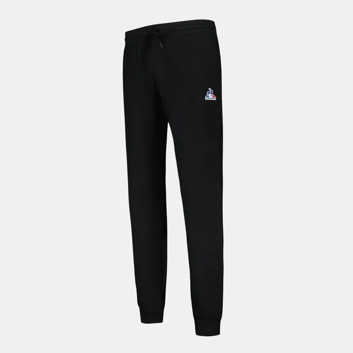 Men Le Coq Sportif Trousers And Joggers Essentiels Pantalon Regular Noir Homme Black
