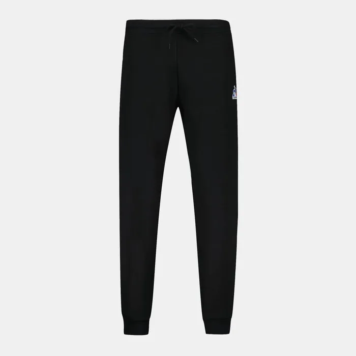 Men Le Coq Sportif Trousers And Joggers Essentiels Pantalon Slim Noir Homme Black