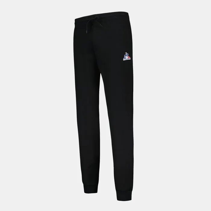 Men Le Coq Sportif Trousers And Joggers Essentiels Pantalon Slim Noir Homme Black