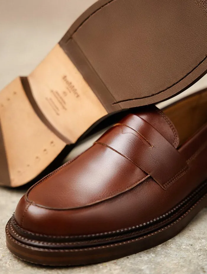 Men Loafers Bobbies Mark Turkish Coffee