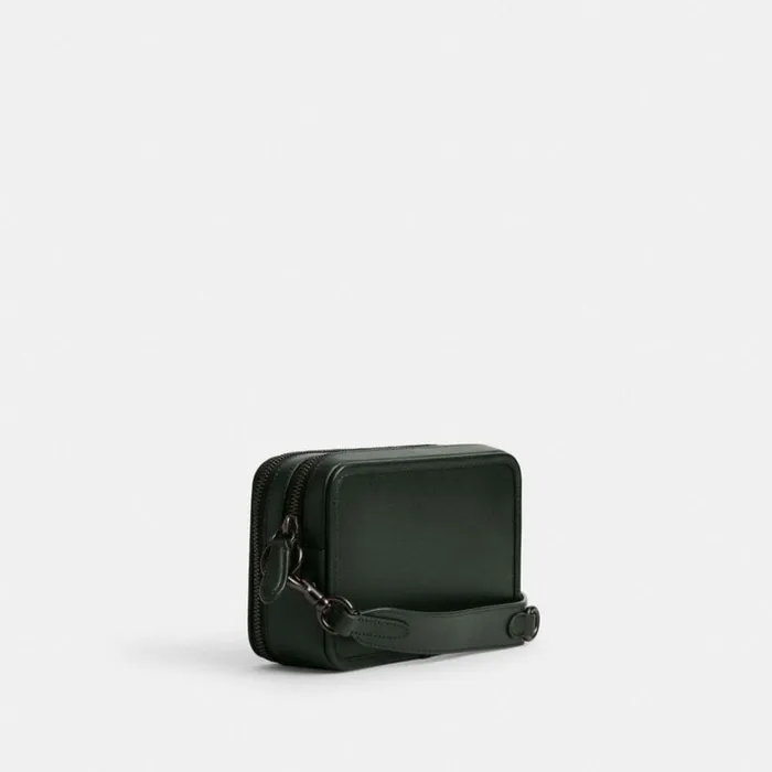 Men Messenger and Crossbody Coach Charter Crossbody With Hybrid Pouch Amazon Green