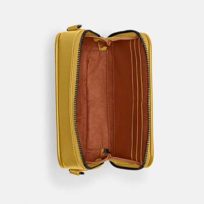 Men Messenger and Crossbody Coach Charter Slim Crossbody In Micro Signature Jacquard Yellowflax Men Messenger and Crossbody Coach Charter Slim Crossbody In Micro Signature Jacquard Yellowflax