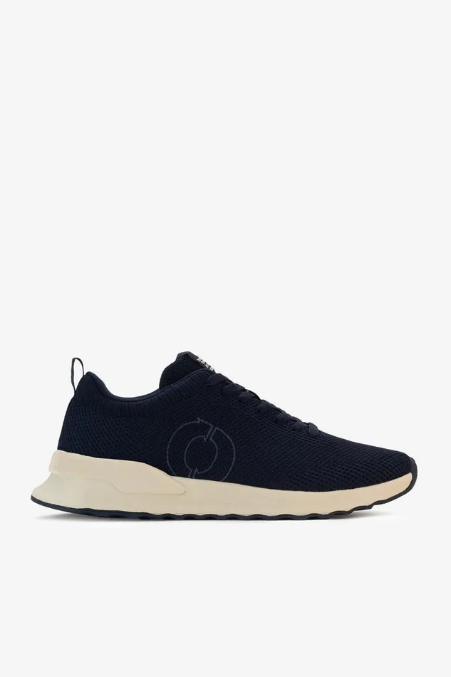Men Navy Blue Knitted Conde Trainers Ecoalf Sneakers