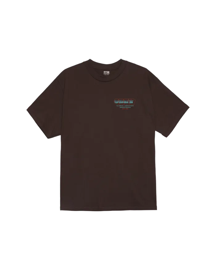 Men OBEY Clothing MEASURE TWICE CLASSIC TSHIRT Java Brown TSHIRTS