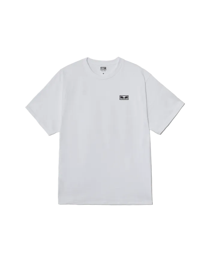 Men OBEY EYES III CLASSIC TSHIRT White TSHIRTS OBEY Clothing