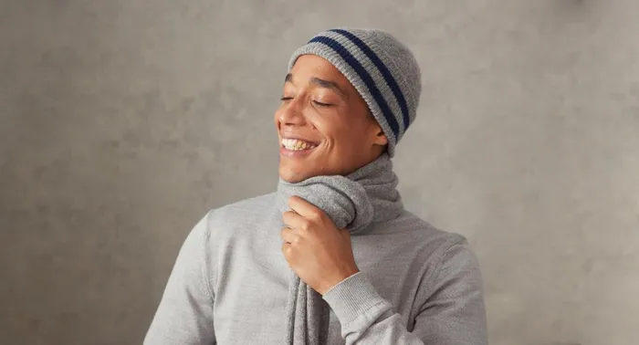 Men Oliver Sweeney Scarves Gloves and Hats Rushenden Light Grey