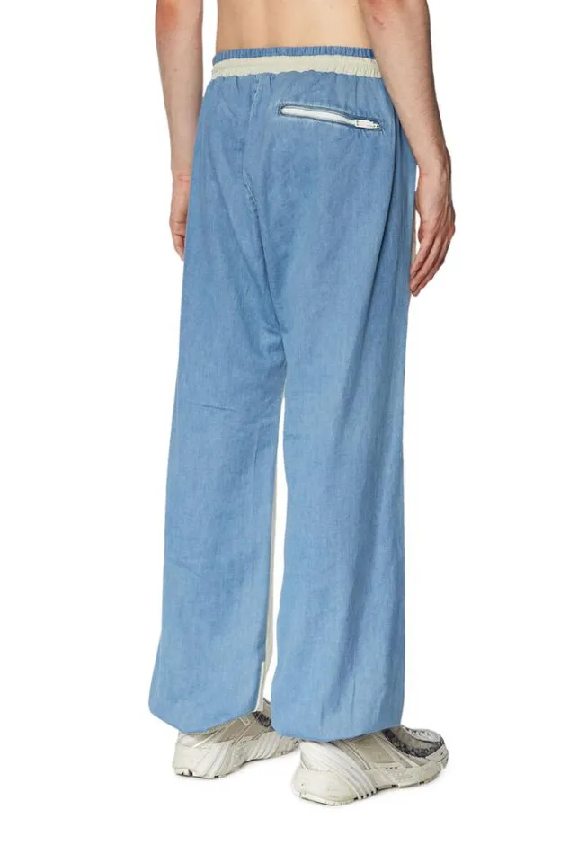 Men PBright Bluewhite Diesel Trousers And Shorts Men PBright Bluewhite Diesel Trousers And Shorts