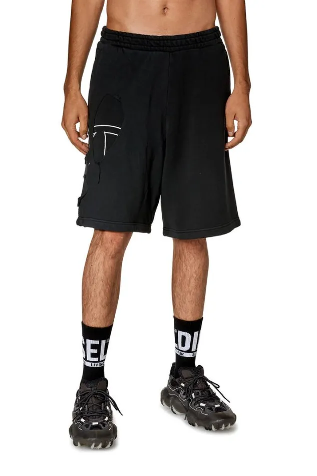 Men PCrowstrapoval Black Diesel Trousers And Shorts Men PCrowstrapoval Black Diesel Trousers And Shorts