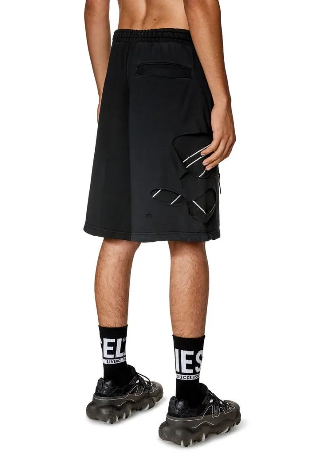 Men PCrowstrapoval Black Diesel Trousers And Shorts Men PCrowstrapoval Black Diesel Trousers And Shorts