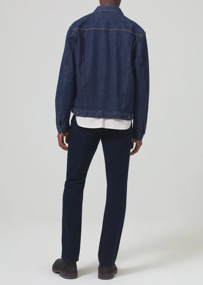 Men Pants Citizens Of Humanity Gage Slim Straight Corduroy In Navy
