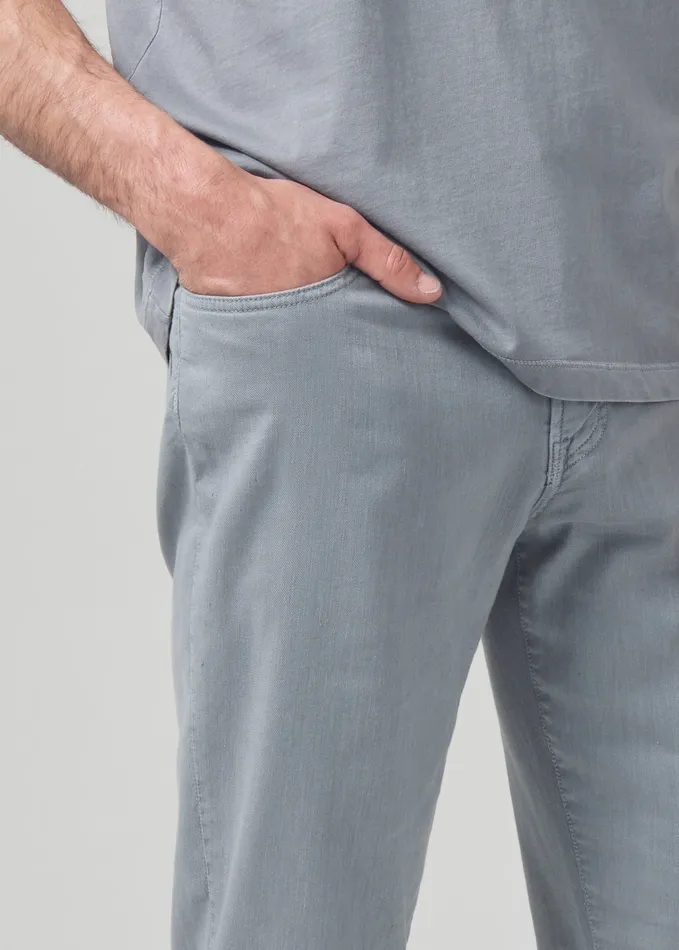 Men Pants Citizens Of Humanity Gage Slim Straight Stretch Linen In Stone Age