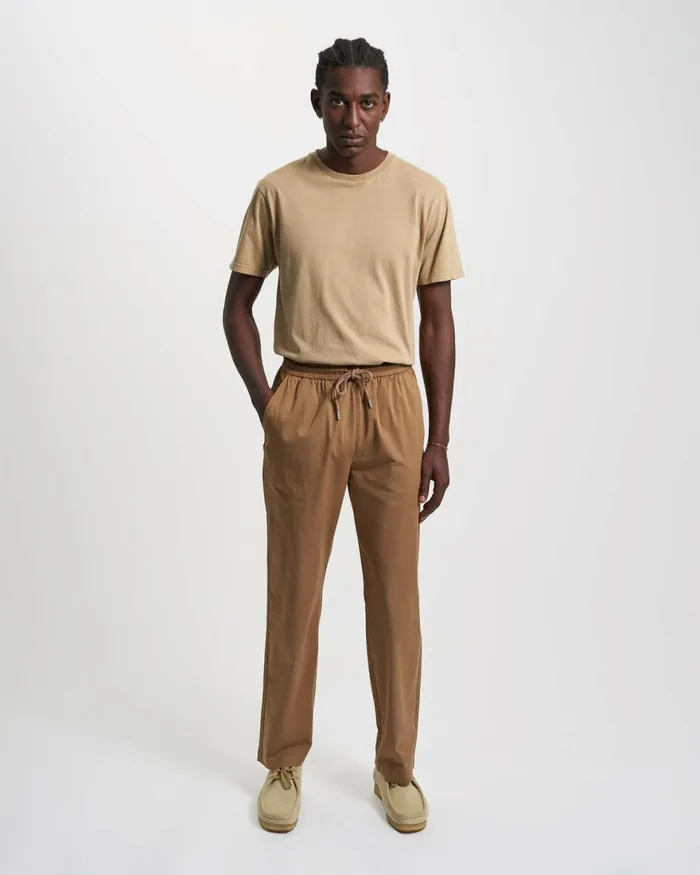 Men Pants Colorful Standard Organic Twill Pants Navy Blue