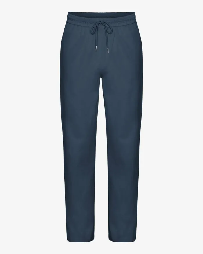 Men Pants Colorful Standard Organic Twill Pants Petrol Blue