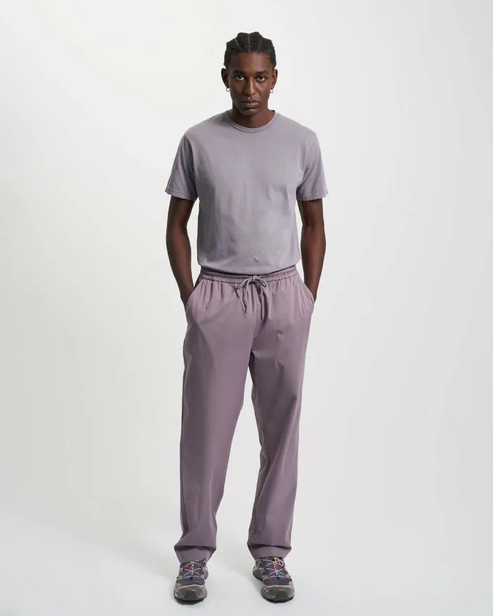 Men Pants Colorful Standard Organic Twill Pants Petrol Blue