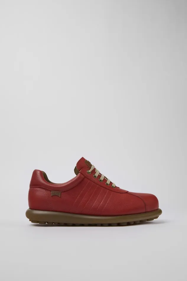Men Pelotas Red Leather Oxford Sneaker Camper Casual Shoes
