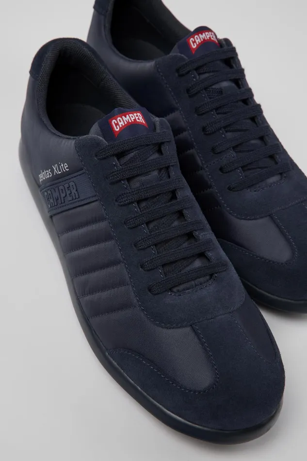 Men Pelotas XLite Blue Textile And Nubuck Shoes Camper Casual Shoes
