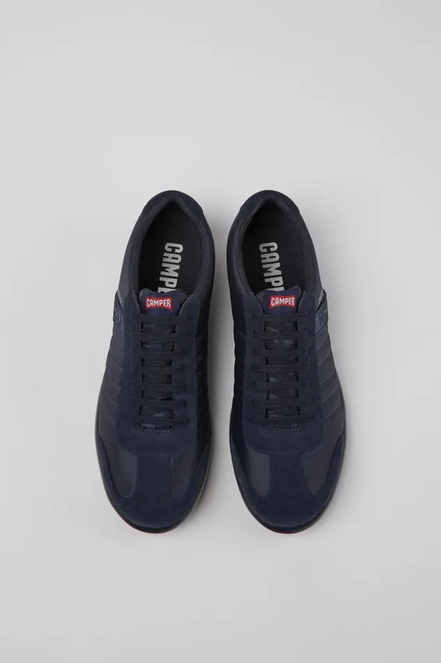 Men Pelotas XLite Blue Textile And Nubuck Shoes Camper Casual Shoes Men Pelotas XLite Blue Textile And Nubuck Shoes Camper Casual Shoes