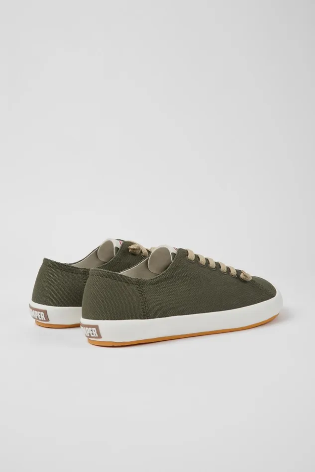 Men Peu Rambla Green Textile Sneakers Camper Sneakers Men Peu Rambla Green Textile Sneakers Camper Sneakers