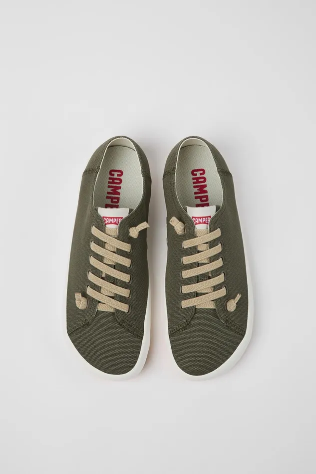 Men Peu Rambla Green Textile Sneakers Camper Sneakers Men Peu Rambla Green Textile Sneakers Camper Sneakers