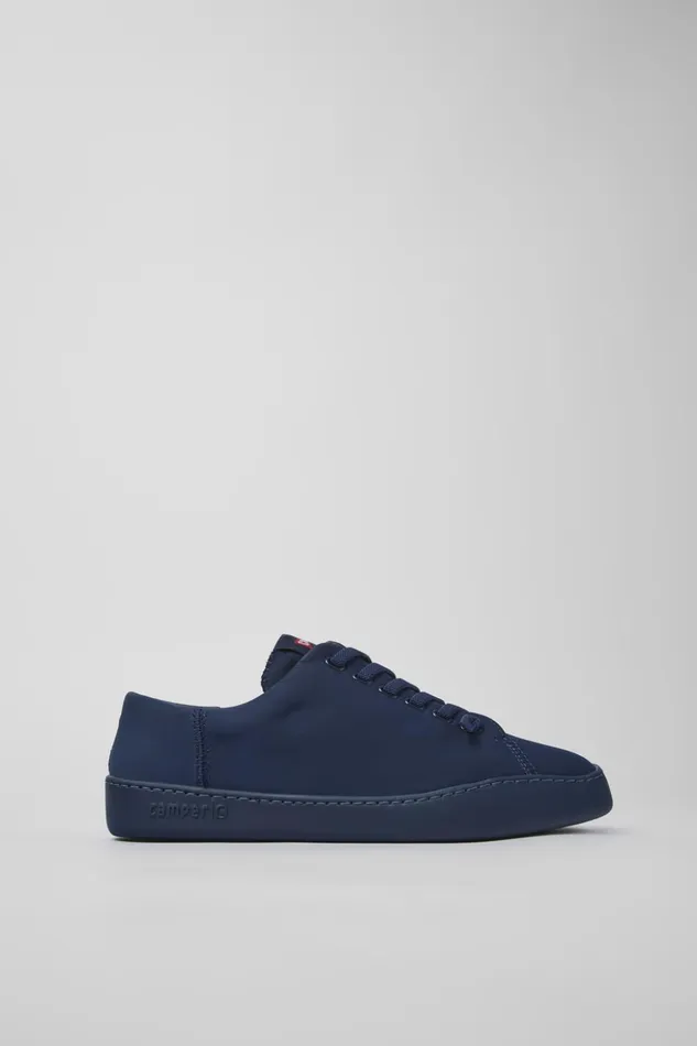 Men Peu Touring Blue Textile Sneaker Camper Casual Shoes Men Peu Touring Blue Textile Sneaker Camper Casual Shoes