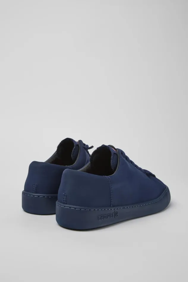 Men Peu Touring Blue Textile Sneaker Camper Casual Shoes Men Peu Touring Blue Textile Sneaker Camper Casual Shoes