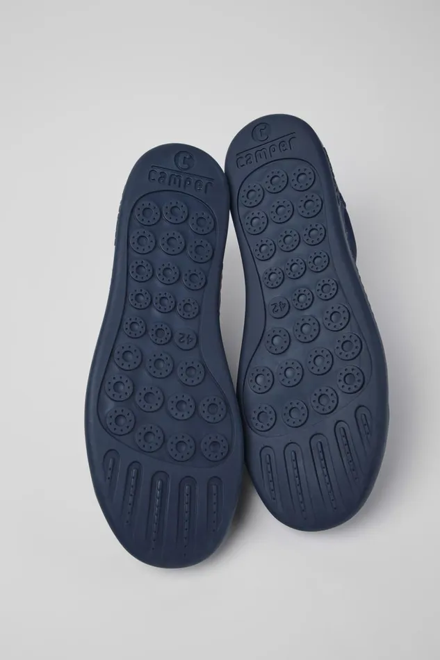 Men Peu Touring Blue Textile Sneaker Camper Casual Shoes Men Peu Touring Blue Textile Sneaker Camper Casual Shoes