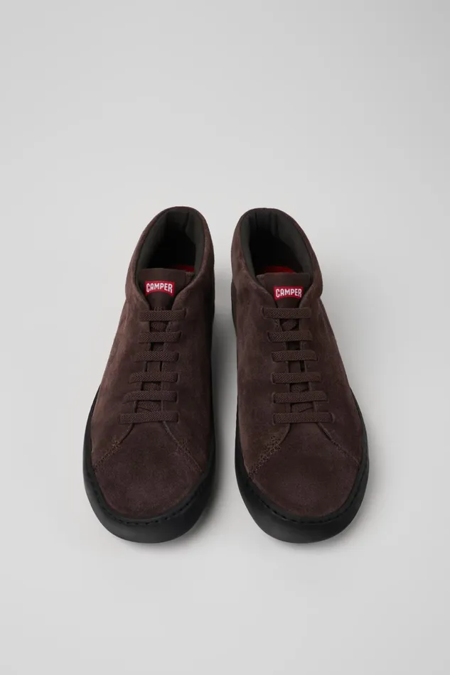 Men Peu Touring Brown Nubuck Sneakers Camper Ankle Boots Men Peu Touring Brown Nubuck Sneakers Camper Ankle Boots