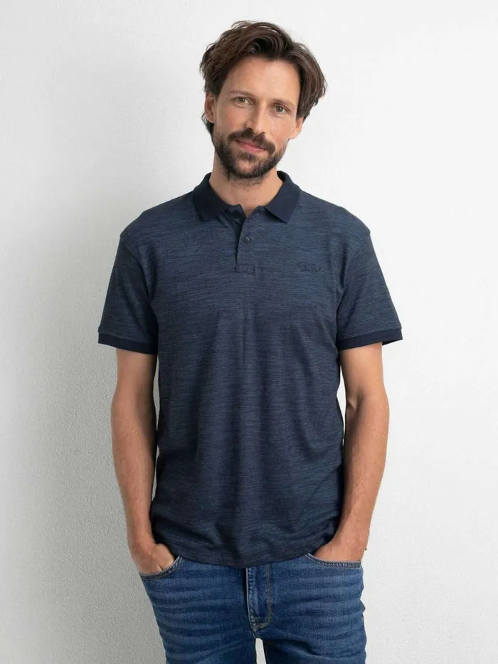 Men Polo Shirts Petrol Industries Classic Polo Shirt Petrol Blue