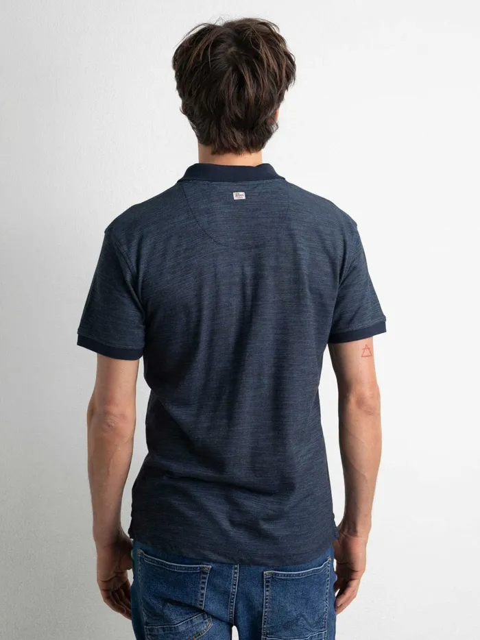 Men Polo Shirts Petrol Industries Classic Polo Shirt Petrol Blue