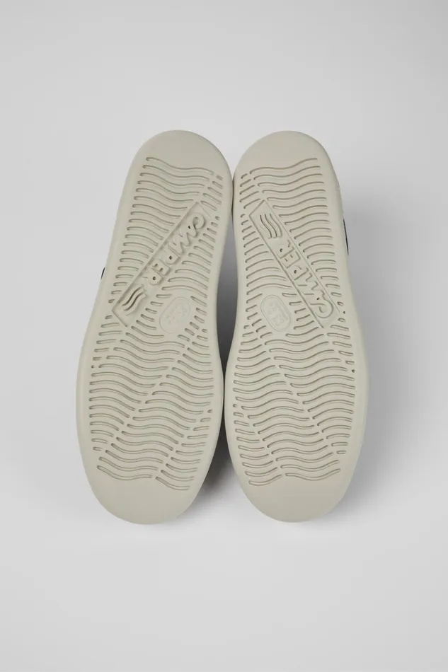 Men Runner Blue Textile Boat Shoe Camper Sneakers Men Runner Blue Textile Boat Shoe Camper Sneakers