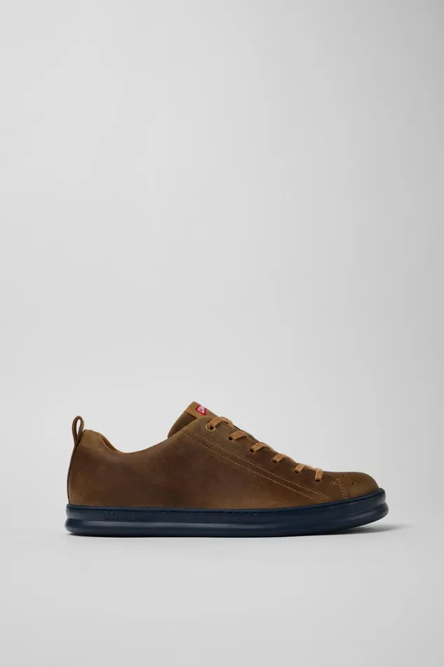 Men Runner Brown Nubuck Sneakers Camper Sneakers Men Runner Brown Nubuck Sneakers Camper Sneakers