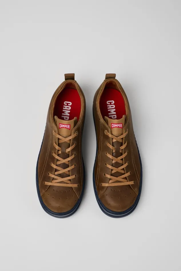Men Runner Brown Nubuck Sneakers Camper Sneakers Men Runner Brown Nubuck Sneakers Camper Sneakers