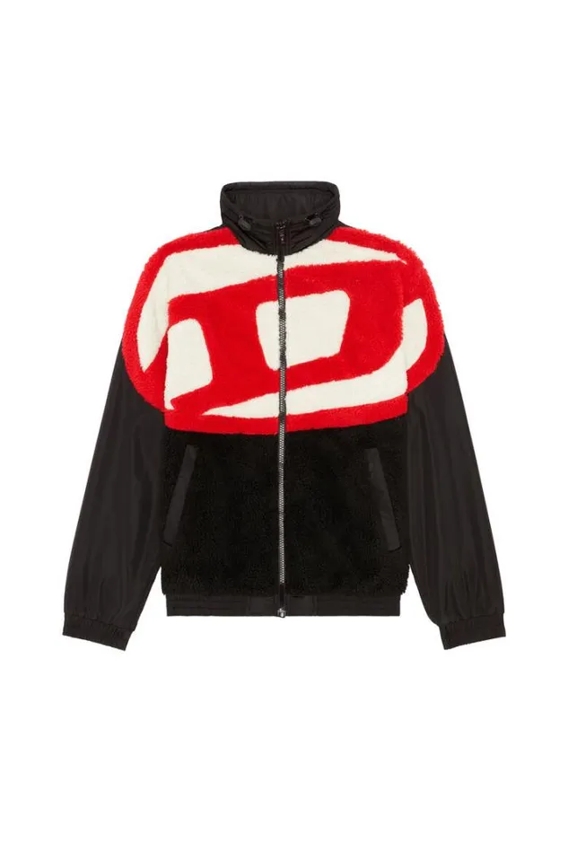 Men SOvady Blackred Diesel Sweaters Men SOvady Blackred Diesel Sweaters