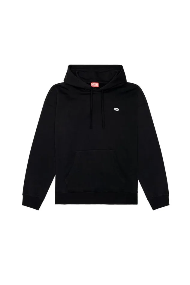 Men SRobHoodDovalPj Black Diesel Sweaters Men SRobHoodDovalPj Black Diesel Sweaters