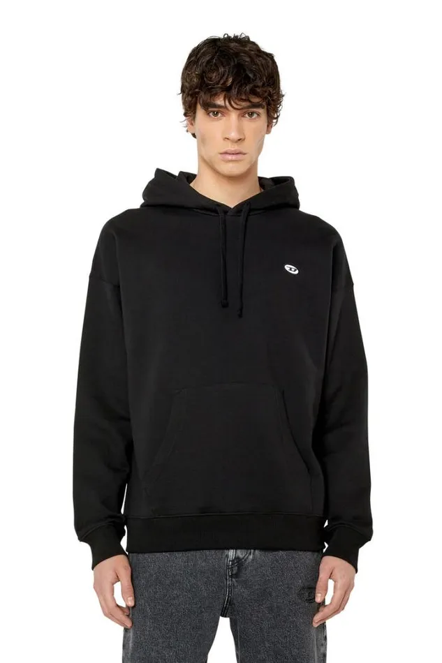 Men SRobHoodDovalPj Black Diesel Sweaters Men SRobHoodDovalPj Black Diesel Sweaters