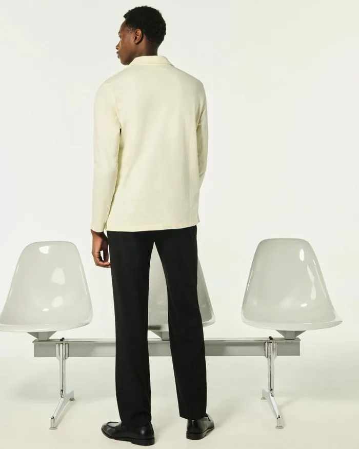Men Shirts and TShirts From Future Future Polo Neck TShirt White