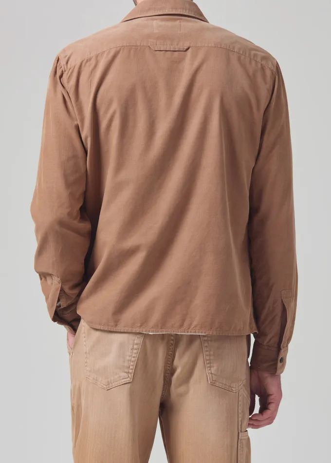Men Shirts Citizens Of Humanity Rework Shirt Corduroy In Sahara
